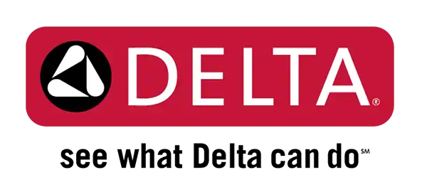 Delta Faucet logo representing fixture installation services